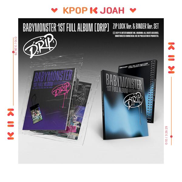 

(ПАПКА / ЗІП-ЛОК ВЕР.) BABYMONSTER [DRIP] 1-й Повноформатний Альбом ZIP LOCK VER.