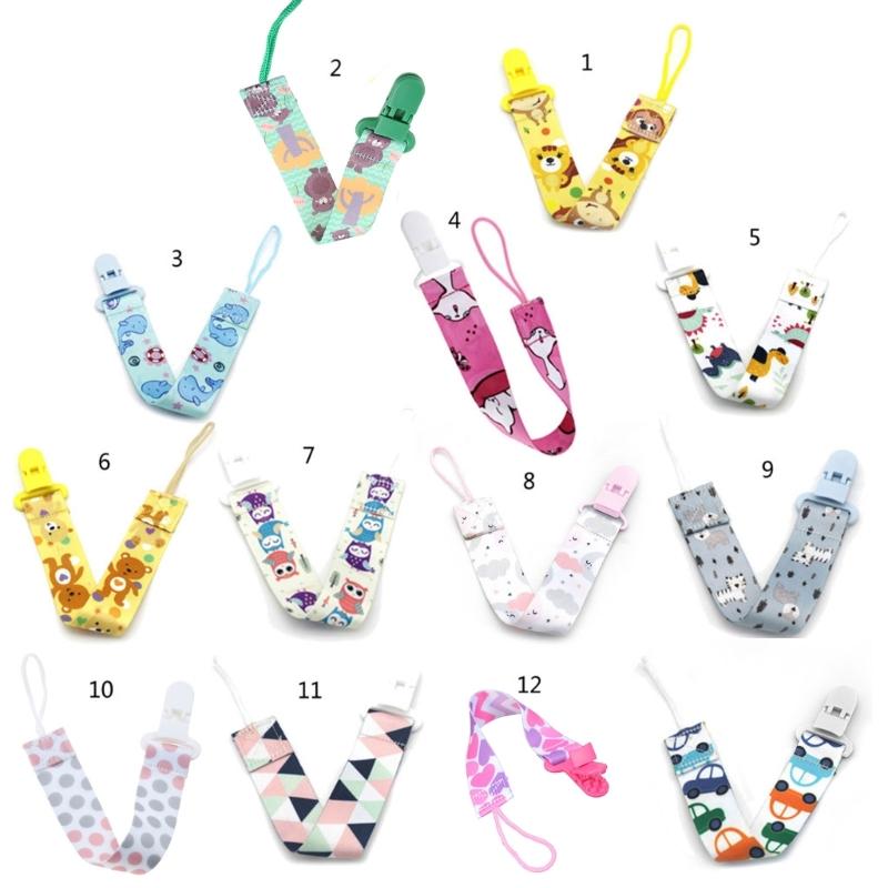 Multi Color Baby Pacifier Clips Holder Leash Teething Toy Teethers Baby Necessities for Boys and Girls Universal Lanyard