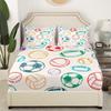 Ball Sports Pattern Bed Hat Four-Piece Bedding Set Bedroom Dormitory Bedding Decoration