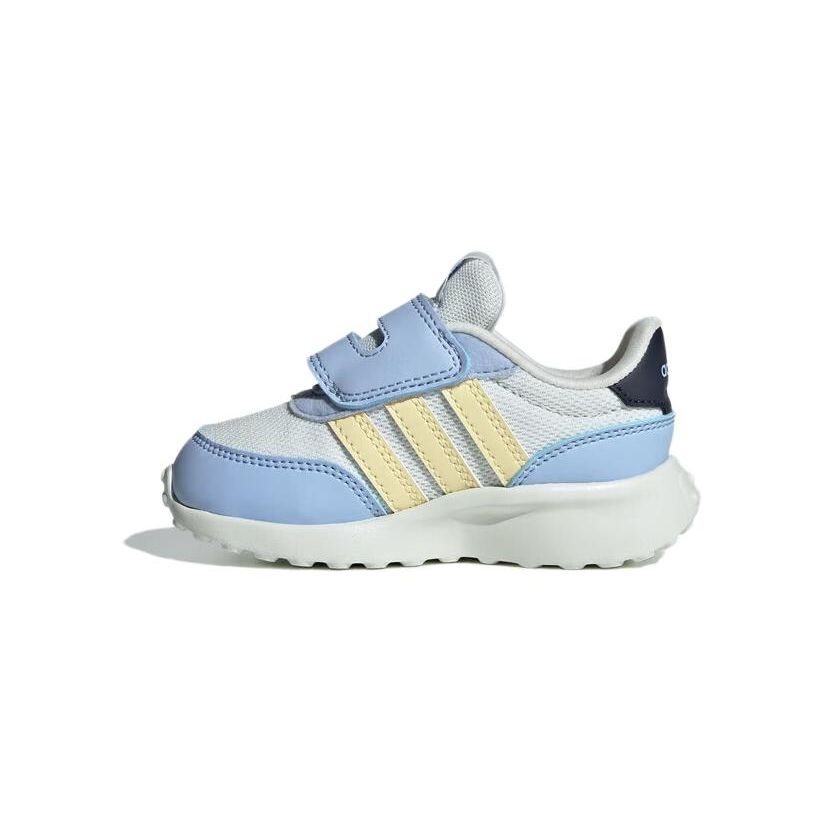 Adidas Neo Run 70S Soft Sole Casual Non-Slip Wear-Resistant Low-Top Walking Shoes Baby Shoes White Blue ID1156