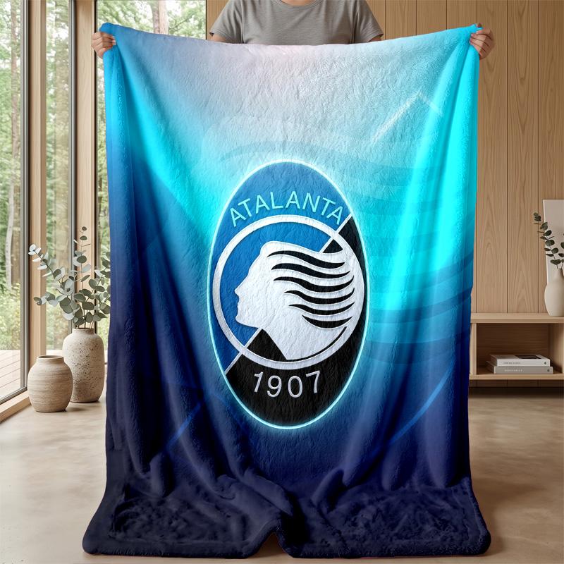 Atalanta FC Soft Flannel Fleece Blanket Lightweight Cozy Warm Throw Blanket For Sofa Bed Home Decor