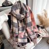 Sciarpa Spessa Calda Invernale di Lusso Donna Sciarpa e Coprispalle in Cashmere Pashmina Foulard Bufanda Donna Lunga con Nappe Echarpe