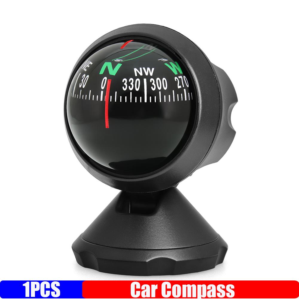 

Высококачественный вращающийся на 360 градусов водонепроницаемый автомобильный навигационный шарообразный автомобильный компас небольшой автомобильный путеводитель шаровой авто