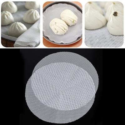 Eco-friendly Cookware Kitchen Accessories Silicone Mat Dim Sum Paper Steamer Pad Cooking Tools