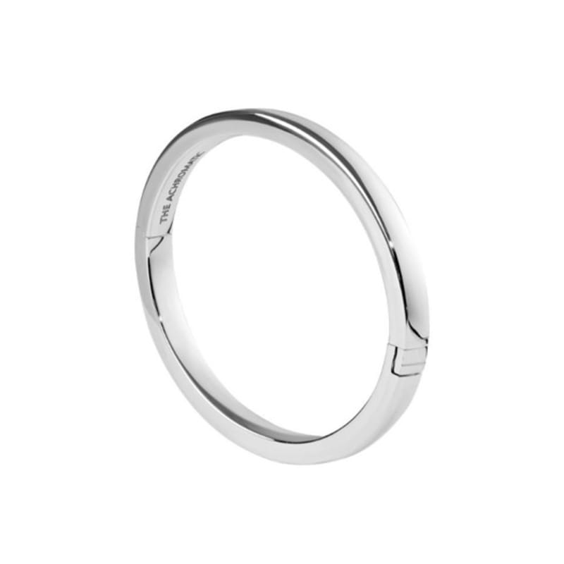 THE ACHROMATIC SIMPLE BOLD BANGLE BRACELET