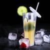 350/450/650ml Clear Tumbler Smoothie Cup Transparent with Lid and Straw Iced Coffee Cup Plastic Double-Layer Water Bottle Milk
