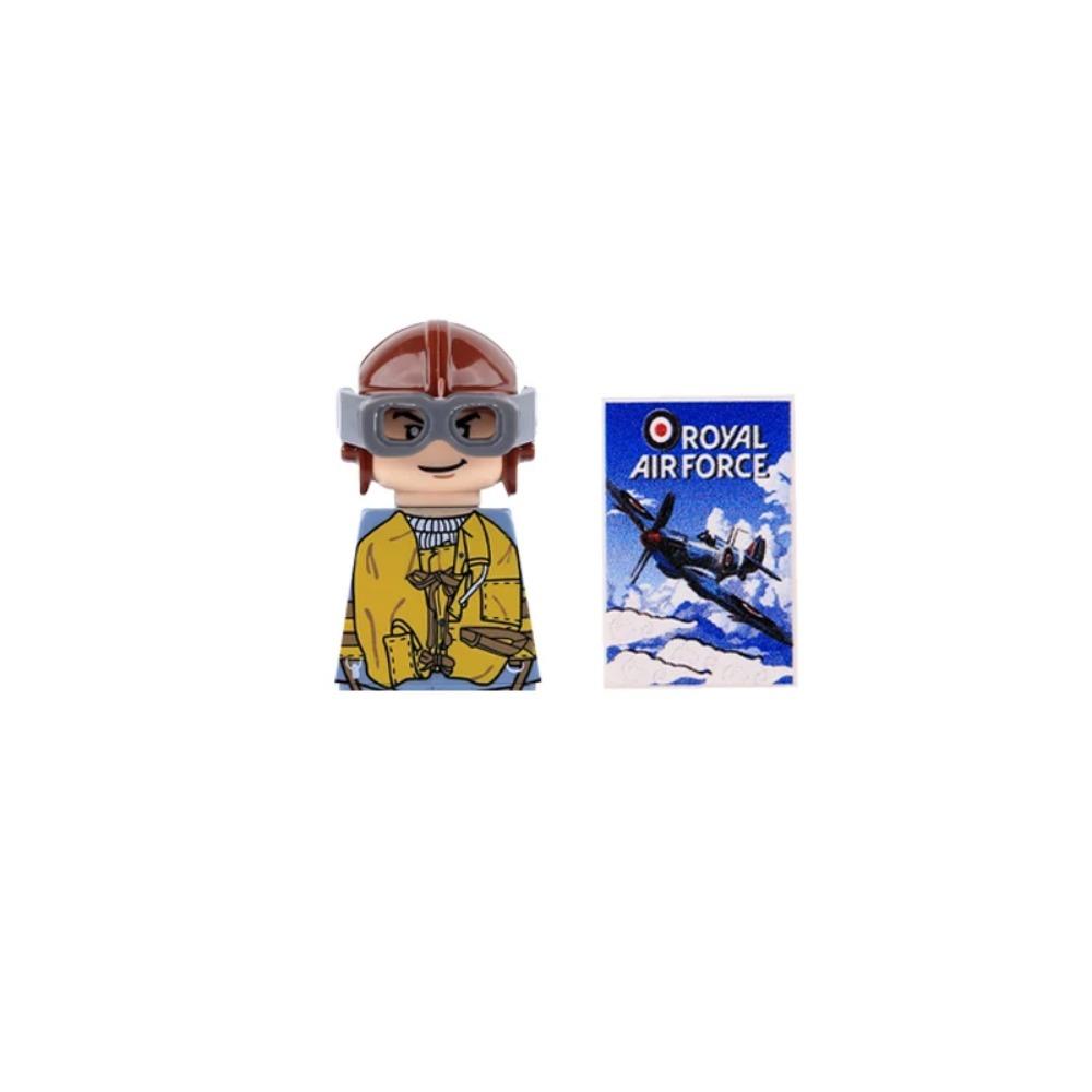 US Airborne 101ST Soldier Figures Building Blocks Officer Army Warrior Infantry Military Accessories Gun Weapon Bricks Toys GR03