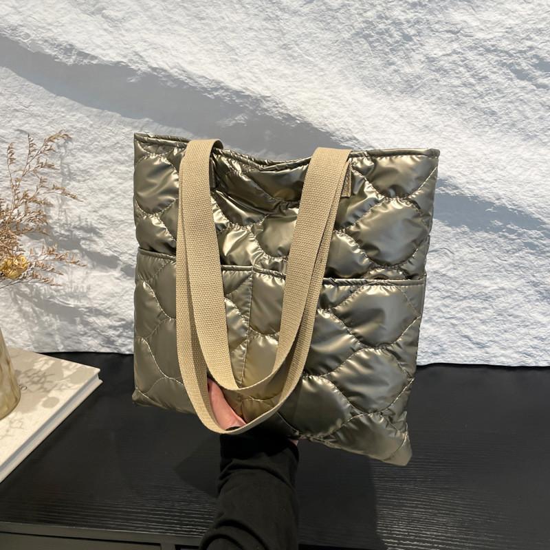 Elegant Luxurious Cotton Tote Bag For Women Large Capacity Available In Three Colors