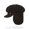 VARZAR VA Stud Fly Newsboy Cap Brown