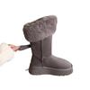 Women's Fur Integrated Thick Bottom Winter Fur Mouth Lightweight Warm Snow Boots Non-slip Wear Casual Sports High Cotton Boots
