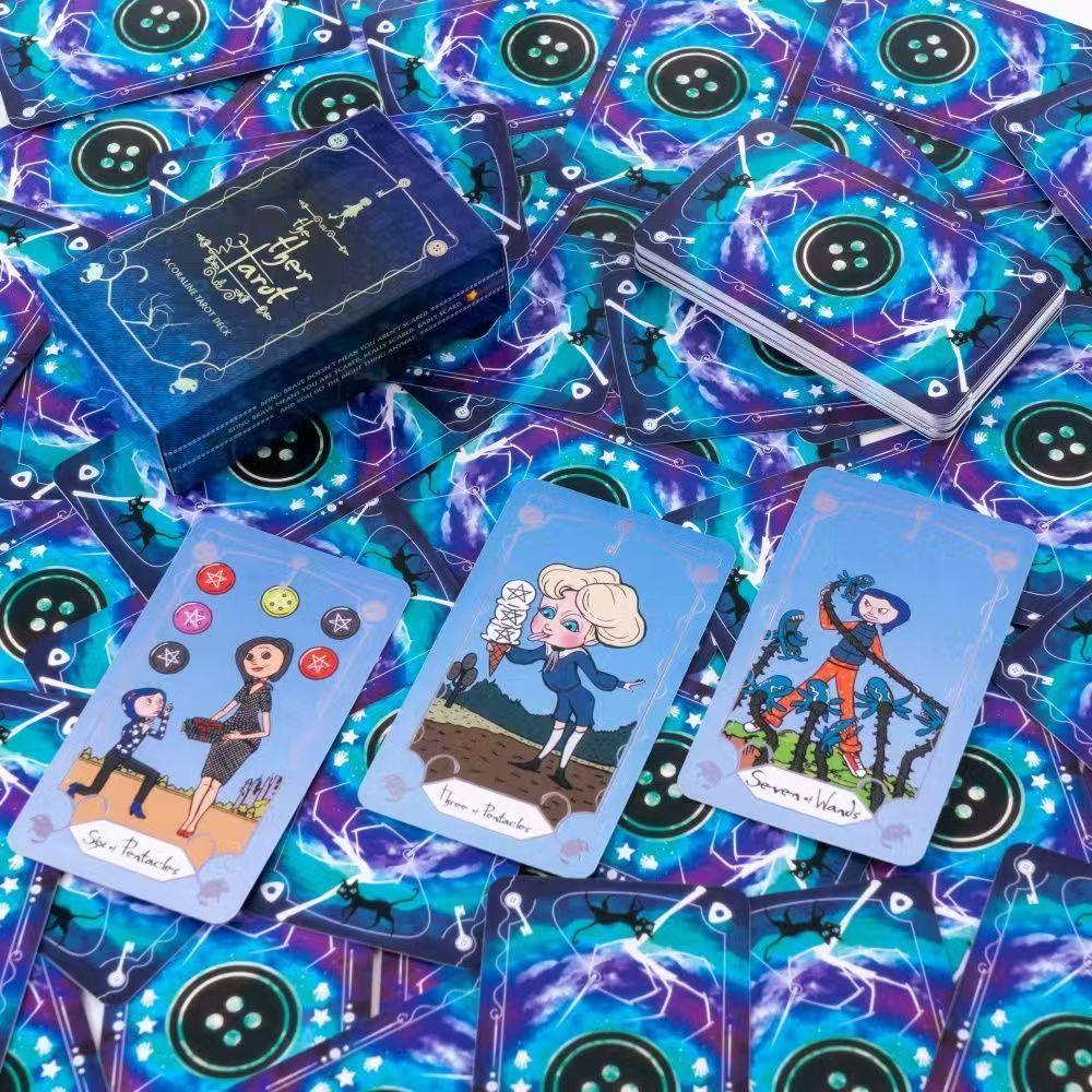 The OTHER Tarot 78 Pcs Tarot Cards Based On Rider System The Key That Opens The Door To The Coraline World 10.3*6cm