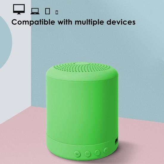 Portable Mini Wireless Bluetooth-compatible Hands-free USB TF AUX FM Speaker Music Player