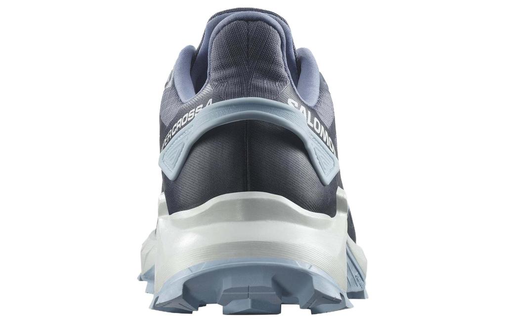 SALOMON Supercross 4 Comfortable Cushioning Slip Resistant Low top Running Shoes Women's Dark Blue 474617