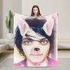 Super teplá deka Dětská Dekorativní Kawaii Gerard Přehozová deka My Chemical Romance Flanelové přehozy na postel Gauč Postel Potah na postel