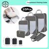 3pcs 5pcs/set Travel Compression Bags Clothing Storage Bag Lightweight Travel Organizer Cubes Multifunctional Travel Essentials