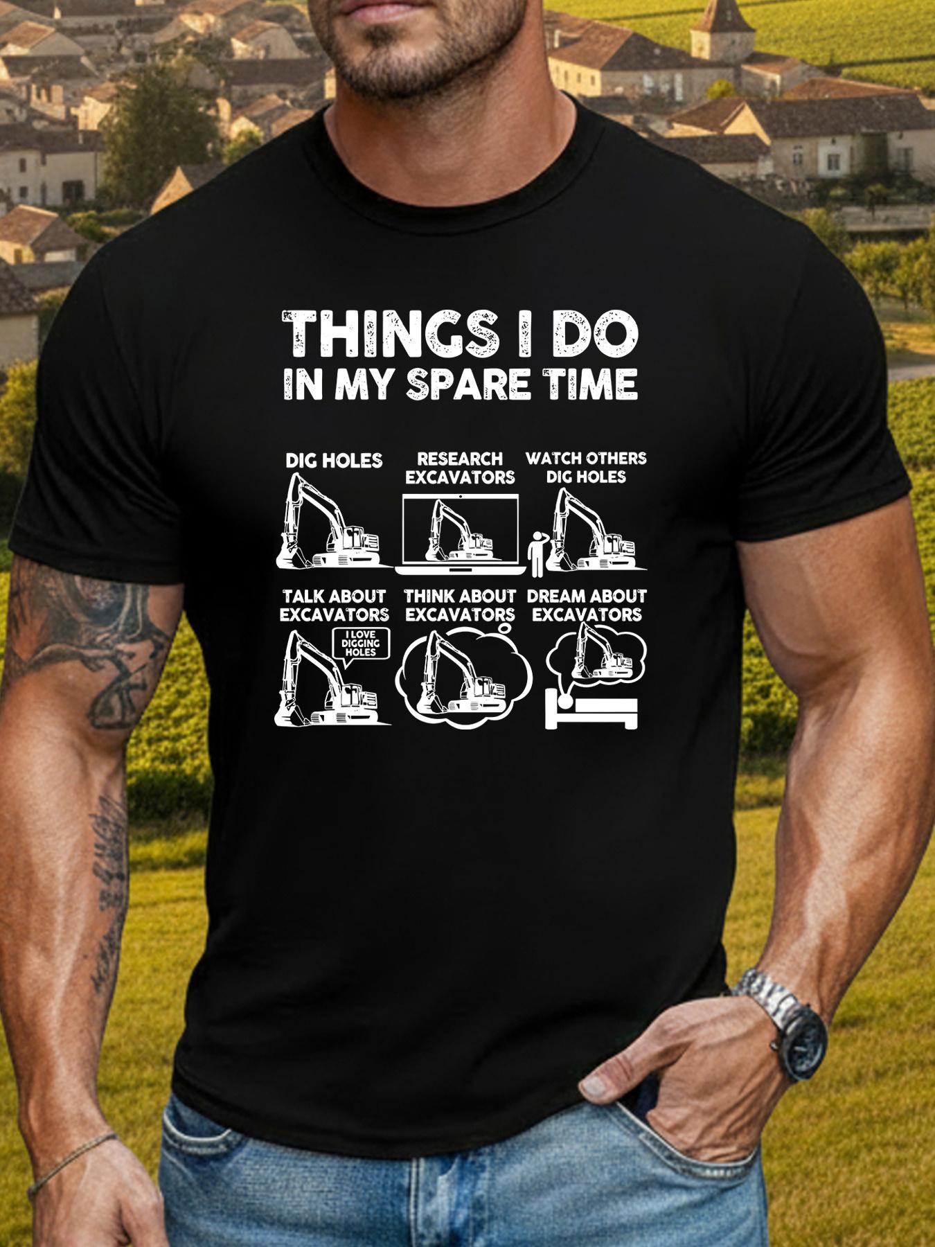 Interesting Excavator Operator Shirt: Heavy Equipment Gift XXXXL