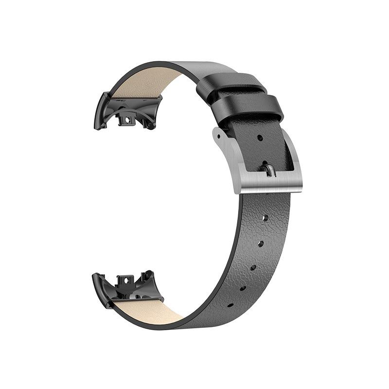 Bracelet For Xiaomi Band 8 Leather Strap For Miband 8 Smart Band Accessories