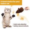 Electric Mice Cat Toy Automatic Squeaky Interactive Kitten Toys Stimulating Cat Moving Mice with Squeaky Sound for Exercise