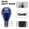 Araba Evrensel Kristal Saplı LED Vites Topuzu Lada Toyota Renault Honda VW SEAT SKODA 8 10 12MM Dişli Saplı Vites Topuzu