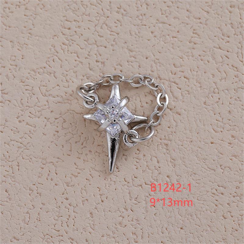 

LZ Легкая Роскошь 24 Сплав Флэш Цвет Нейл Арт Стразы Дизайн Звезды DIY Накладные Ногти Аксессуары