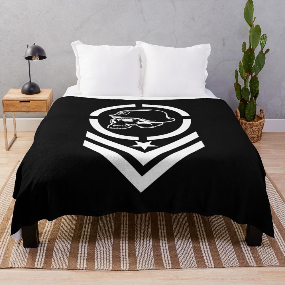 Metal Mulisha Throw Blanket fluffy blanket blankets sofas of knitted decoration 75X95CM