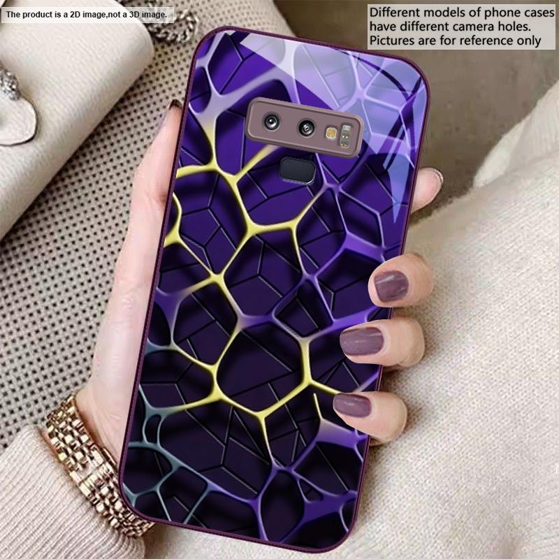 Abstract geometric art For Samsung A01 A02 03 Core 04 05 06 10 12 13 14 5G 15 16 M02 12 Note 8 9 10 20 glass Ultra phone case