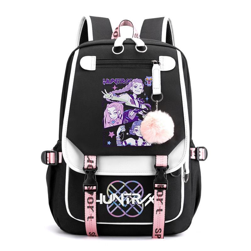 Witch Hunter Animation Cartoon Printed School Bag Large Capacity Junior High School Student Backpack