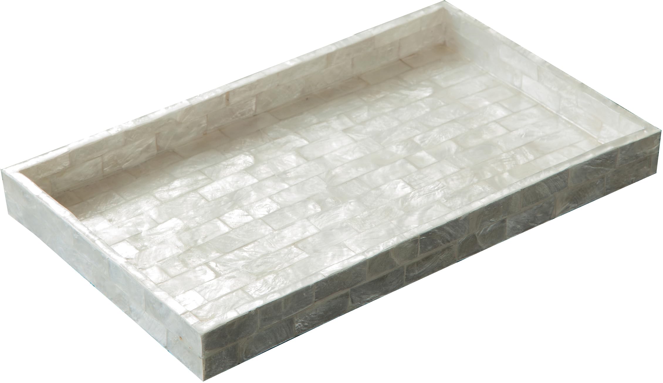 

Capiz shell tray white color 49581 белый