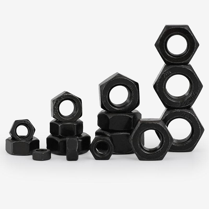 

Black 304 Stainless Steel Hex Nut, Sizes M2-M12, DIN934 M3 (100 pcs) Stable and dense coating