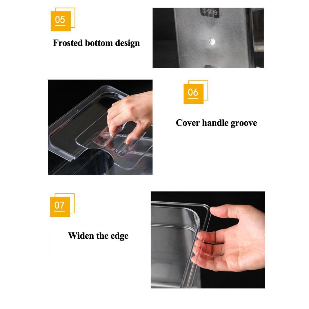 6L/11L/25L Sous Vide Cooker Container Food Grade PC Material Immersion Circulators Sous-Vide Machine Cooking Water Tank