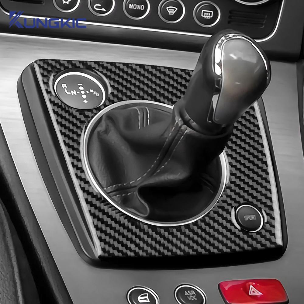 Real Soft Carbon Fiber Sticker For Alfa Romeo 159 2005-2019 2020 2025 2025 2025 LHD Manual/Automatic Car Gear Shift Frame Panel