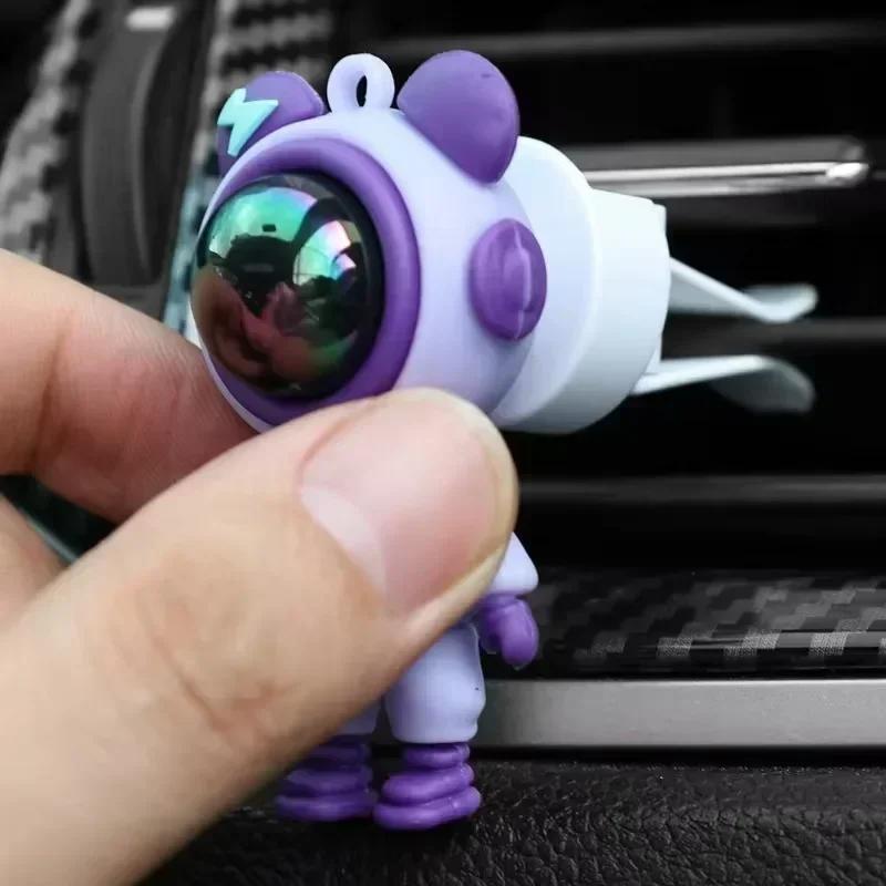 Niedliche Astronautenfiguren Ornamente Dekoration Auto Aromatherapie Lufterfrischer Luftauslass Duft Innenraum Parfüm Diffusor