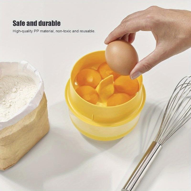 Premium Egg Yolk and White Separator Kitchen Baking Gadget for Effortless Egg Extraction Ideal for Cakes Desserts and  Cooking