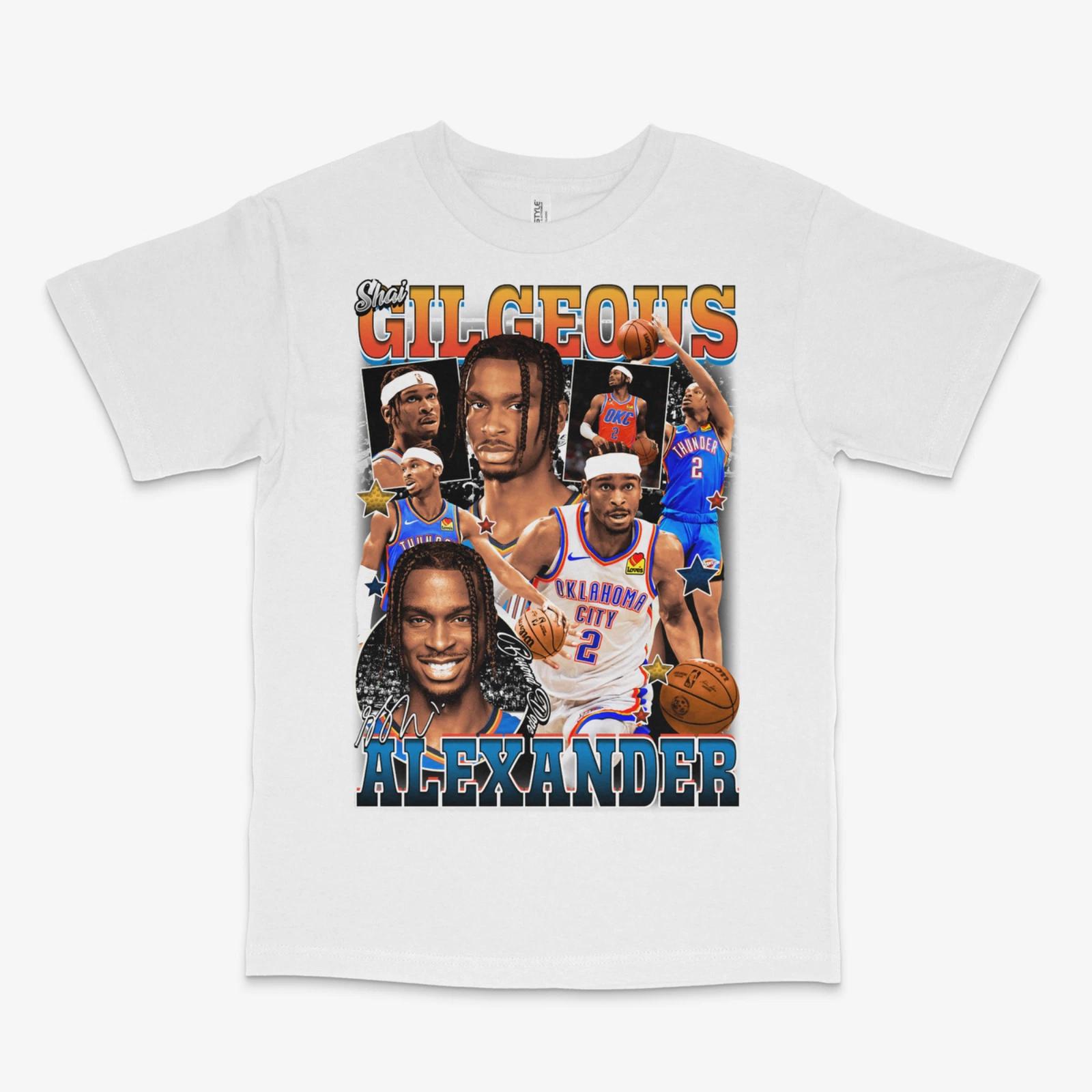 Shai OKC Thunder White Tee XXXL