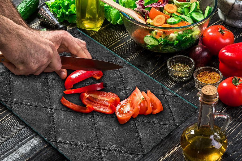 GLASS PROTECTIVE PLATE FOR INDUCTION 40x52 BLACK