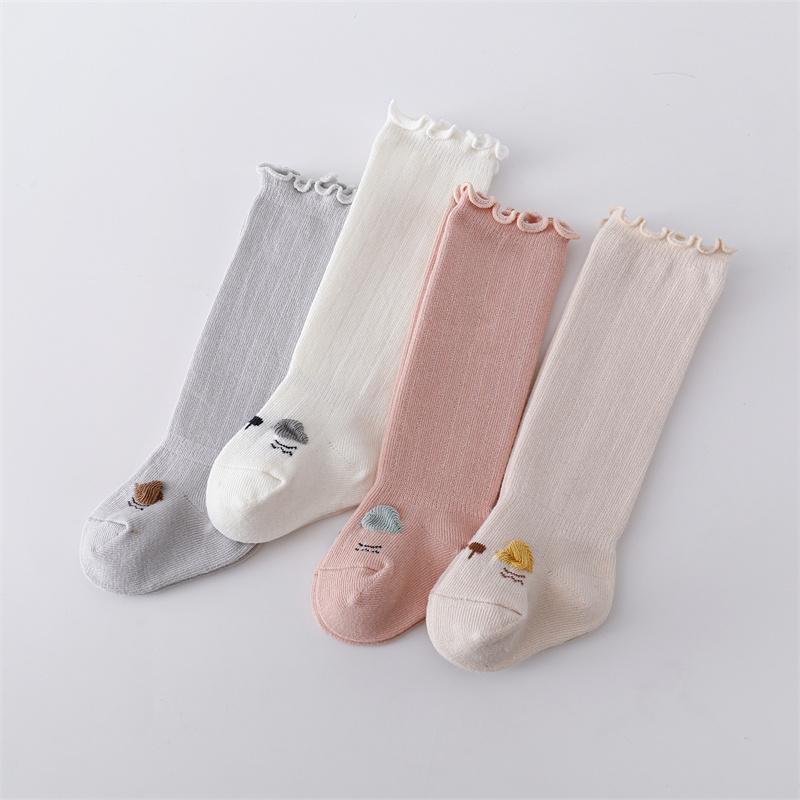 Baby Girl Boy Socks Cotton Toddler Socks For Girls Boys Newborn Casual Knee High Infant's Long Sock Spring Age For 0-36M