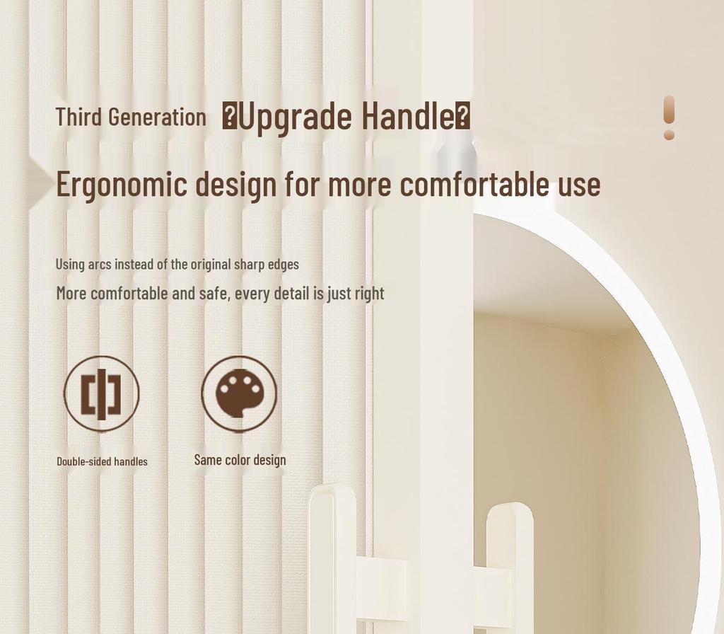 Magnetischer Falt-Duschvorhang: Winddicht, Badezimmer-Trennwand ohne Bohren & Toilettentürvorhang