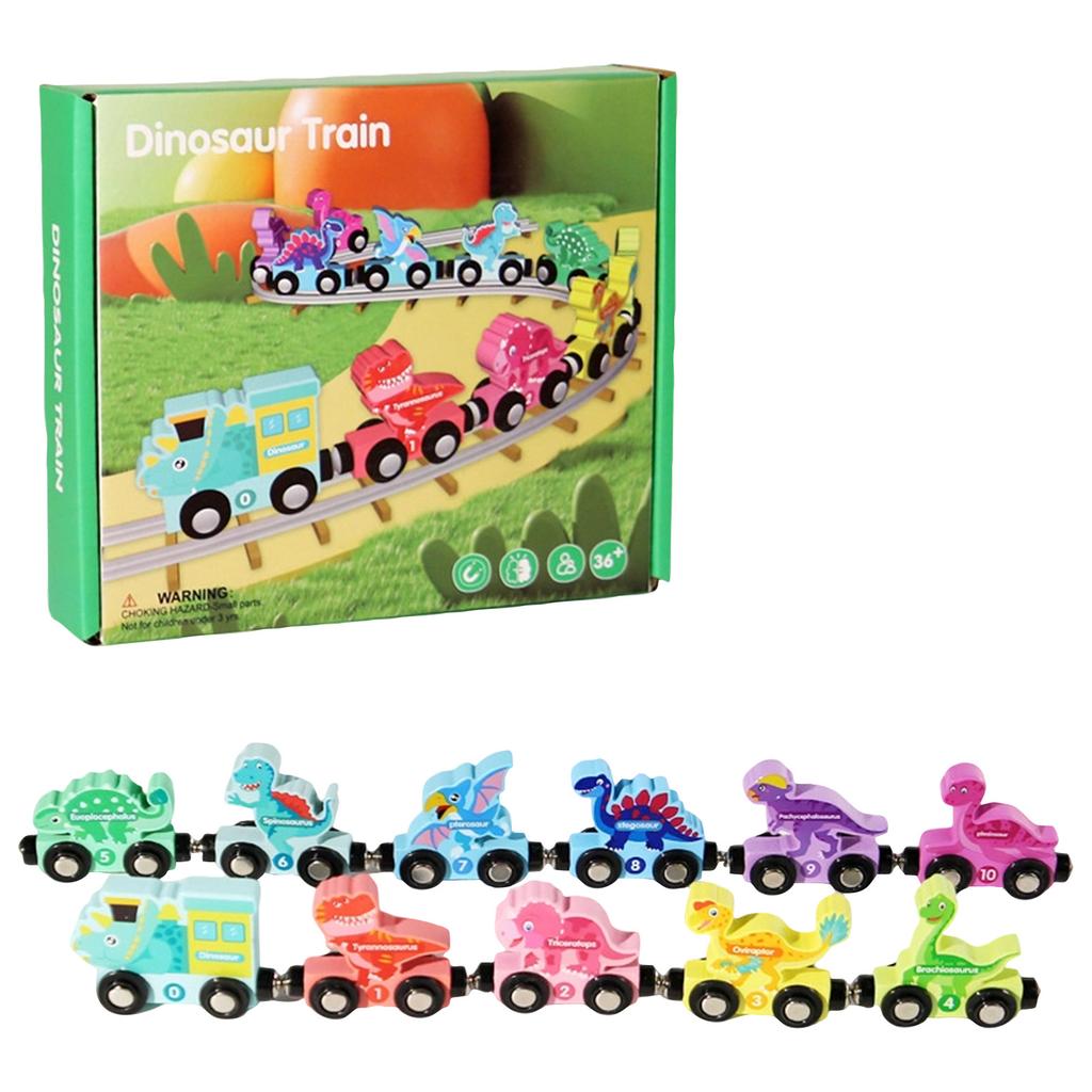 Magnetic Train Toy Set For Toddlers (Ages 3-4) — Counting Toys, Color Sorting, Preschool Educational Activities, Learning Toys