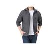 Frühlings- und Herbst Herren Mittel- und Jung Outdoor Freizeitjacke Mehrfach-Taschen Kapuzenjacke Armeegrün Jacke Große Größe Jacke