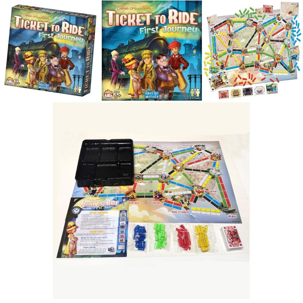 Ticket To Ride First Journey Board Game For Fun-filled Adventures