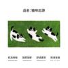 Plush Cat Theme Area Rug Bedroom Living Room Non-Slip Floor Mat Machine Washable Cartoon Style