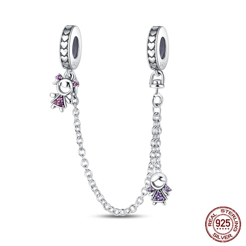 New In Real Copper Boys And Girls Bicycle Charms Beads Fit Qikaola Original Bracelets Fine Diy Jewelry Making