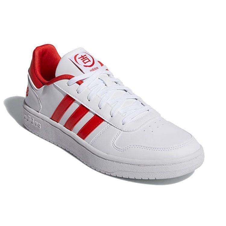Adidas Neo Hoops 2.0 Comfortable Daily Non-Slip Shock Absorbing Wear-Resistant Lightweight Breathable Low-Top Skate Shoes Men Sneakers EE6501