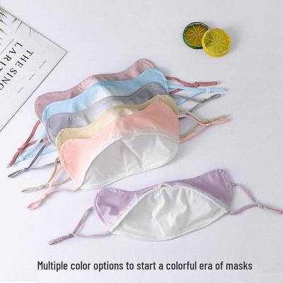 Japanese Blush Gradient Sunscreen Mask - Breathable Anti-UV Ice Silk Face & Eye Protection