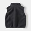 Children's Autumn/Winter Fleece Stand-Up Collar Vest - Unisex Sleeveless Jacket