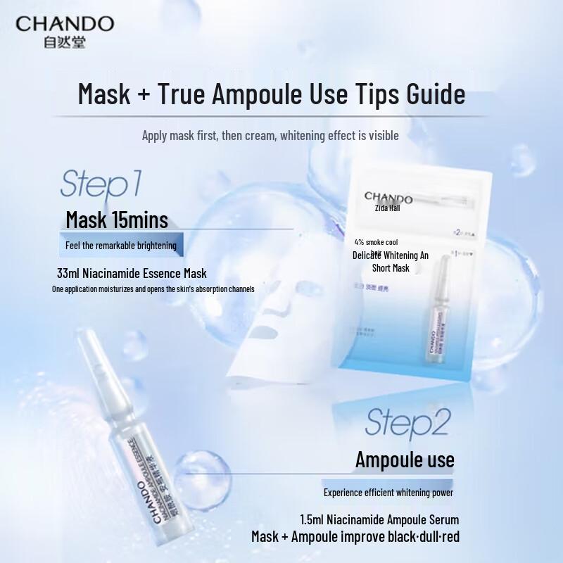 CHANDO Niacinamide Brightening Ampoule Mask