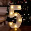 LED Letter & Number Lights: Multicolor Decorations for Birthdays, Proposals, Weddings, and Parties