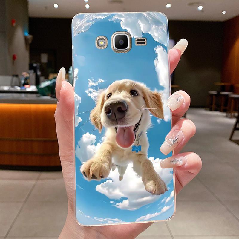 Casing For Samsung Galaxy J2 Prime / J2 Ace / Grand Prime SM-G530 G531H G532F G532G Cute Cool Boys Girls Transparent Phone Case