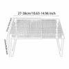 Expandable Cabinet Storage Shelf Kitchen Nonslip Pantry Organizer Rack Stand Riser for Plates Books Cups Under Sink Bathroom