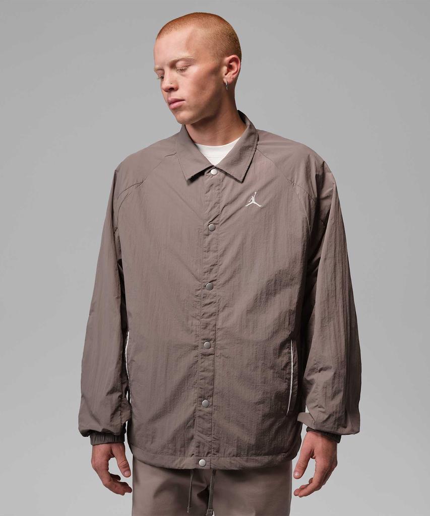Nike Jordan Brooklyn Lightweight Shell Jacket M - Olive Grey:Sail / Ii5318-040